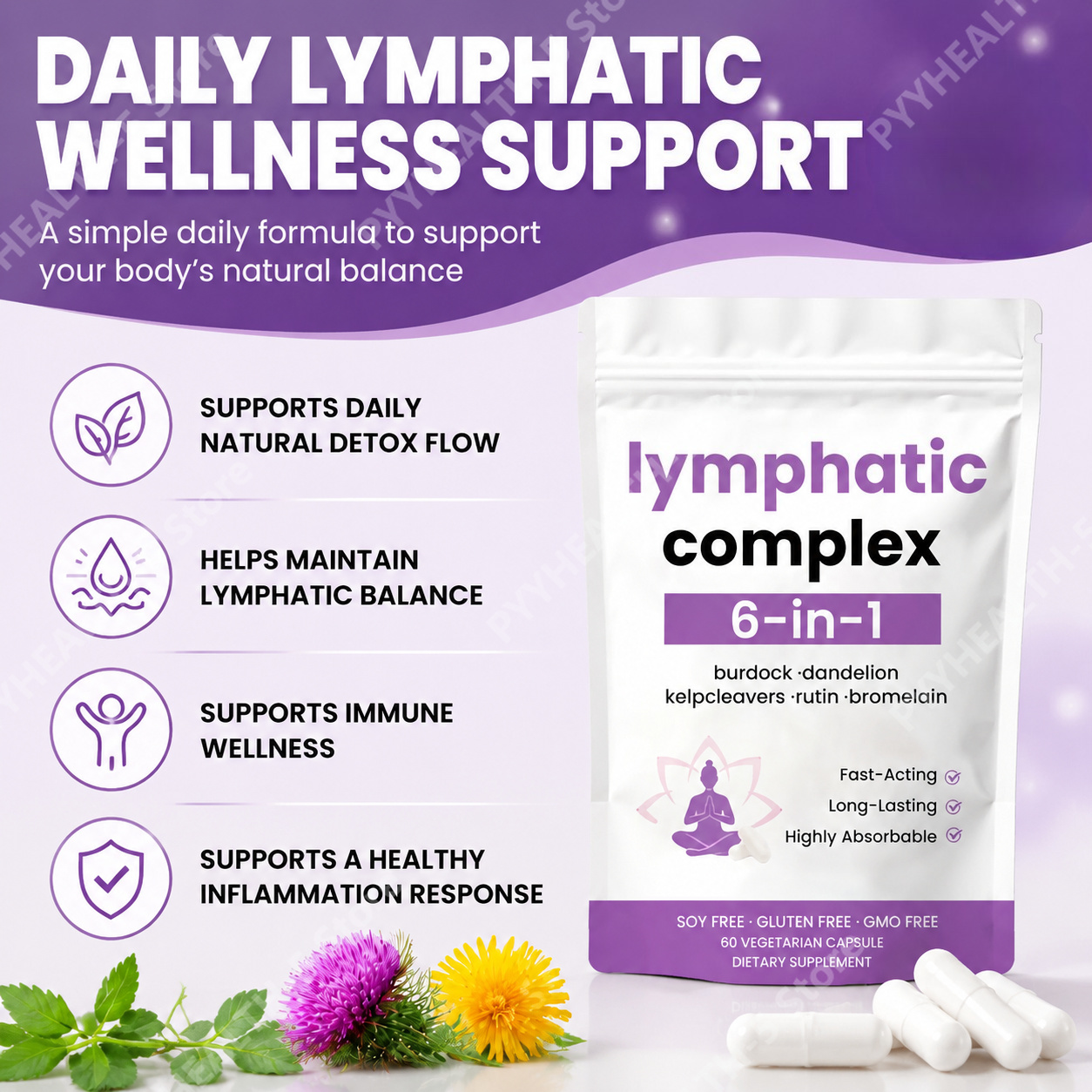 6'sı 1 Arada Lenfatik Kompleks - Herbal Supplement incelemesi ve fiyatı