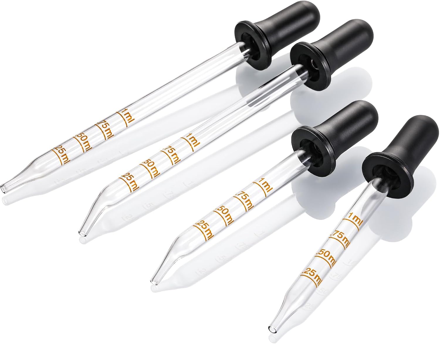 4 adet 1 ml cam damlalık, ölçe - Essential Oils incelemesi ve fiyatı